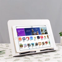 7 level adjustable wooden reading rest study room book holder folding book stand tablet phone computer pages fixed wood shelf
