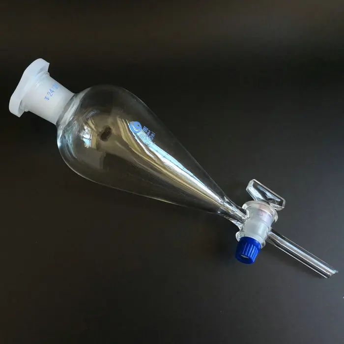 1 шт. 60 мл до 2000 грушевидная коническая разделительная воронка со стеклянной