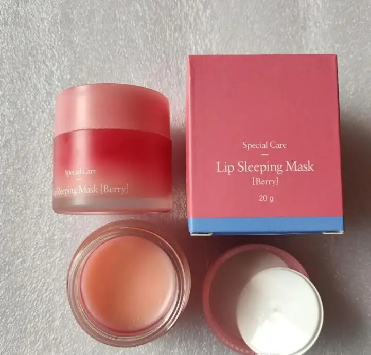 

Dropshipping Special Care Lip Sleeping Mask Lip Balm Lipstick Moisturizing Anti-Aging Anti-Wrinkle Lip Care Cosmetic 20g