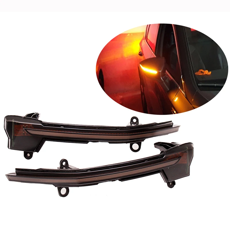 

Для SEAT Ateca Cupra Ateca Tarraco Xcellence 2016-2019 Автомобильный светодиодный индикатор сигнала поворота, боковые зеркальные индикаторы, светильник