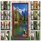 Виниловые самоклеящиеся настенные 3D-обои для ванной комнаты