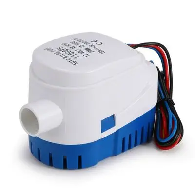 

Oversea 1100GPH Boat 12V Marine Automatic Submersible Bilge Water Pump Fully Auto Float Switch Internal