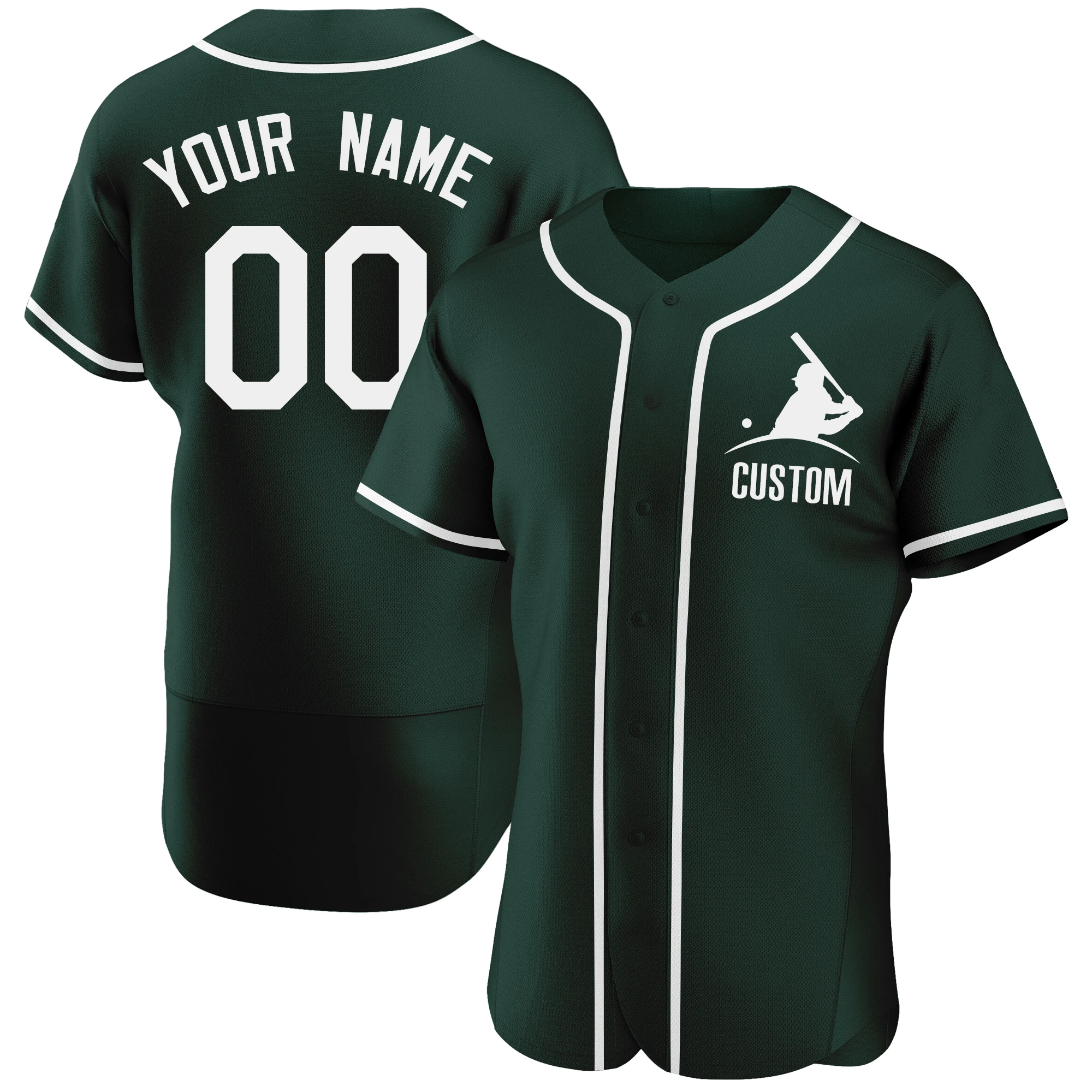 Custom Baseball Jersey Full Sublimated Name&Numbers&Logo Make Your Own Breathable Hip Hop Sportswear for Adults/Kids Best Gift