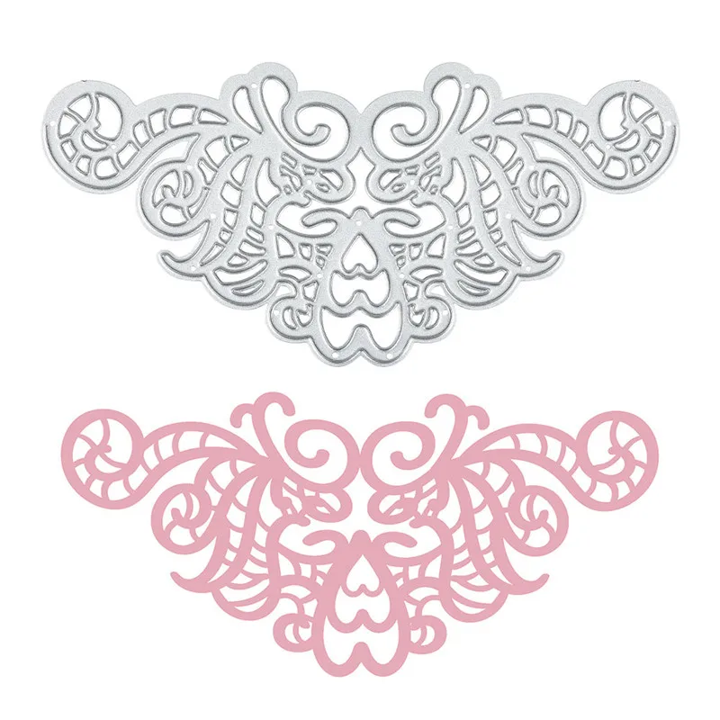 

YaMinSanNiO Lace Edge Dies Flower Corner Metal Cutting Dies New Crafts DIY Scrapbooking Photo Album Embossing Decorative Gift