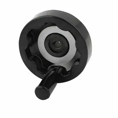 

Milling Machine Black Folding Handle Inside Ripple Hand Wheel 12mm x 95mm
