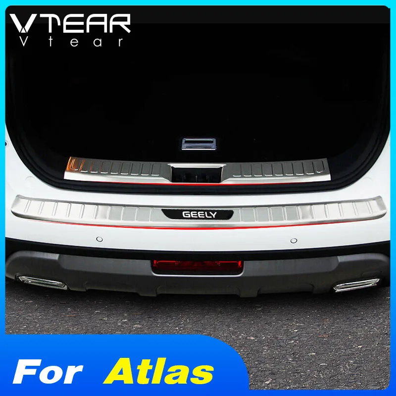 Vtear для Джили Атлас Geely Atlas Emgrand NL 3 Proton X70 двери БАГАЖНИКА АВТОМОБИЛЯ Накладка на