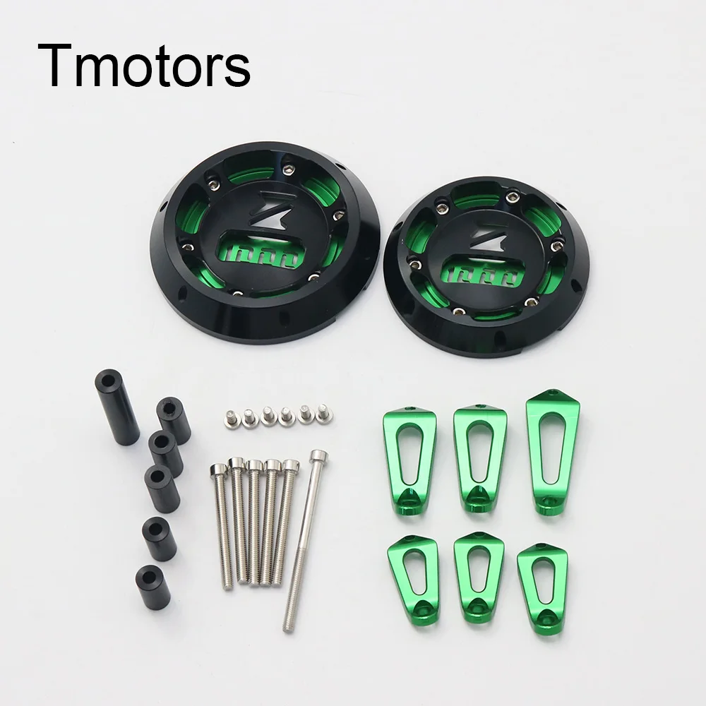 CNC алюминиевый мотоцикл защита двигателя боковой статор чехол Защита зеленый для
