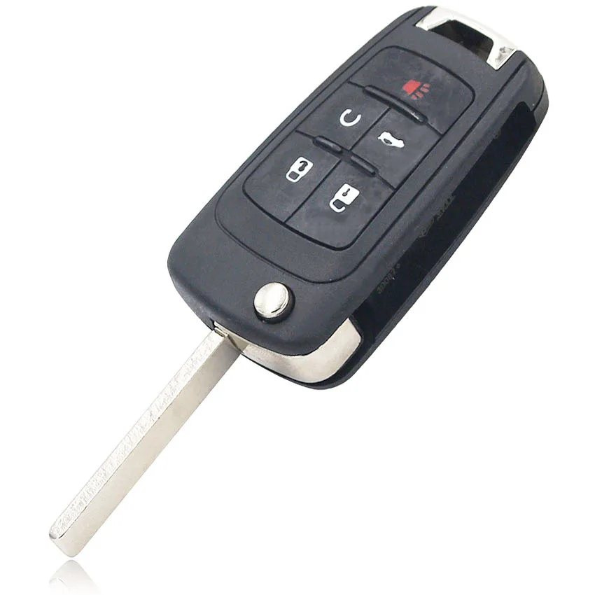 Modify Flip Folding Remote Shell 5/4+1 Buttons Key Fob Case for Chevrolet Cruze Spark Volt Equinox Camaro Malibu | Автомобили и