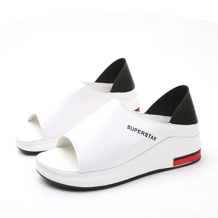 Сандалии женские на плоской подошве повседневные спортивные модные