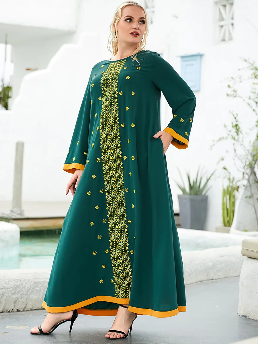 

Ramadan Turkey Muslim Dress Women Abaya Moroccan Kaftan Islamic Clothing Hijab Djellaba Dubai Jilbab Eid Party Vestidos Abayas