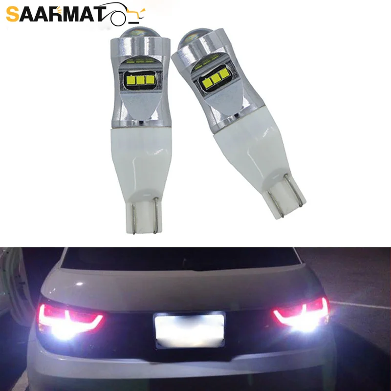 

2 шт., Автомобильные светодиодные лампы T15 W16W 920 921 912 6000 лм