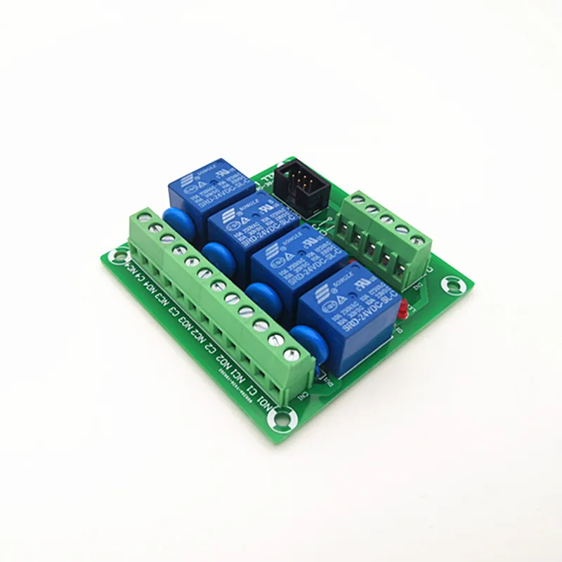 4 Channel PNP Type 9V 10A Power Relay Interface Module SONGLE SRD-9VDC-SL-C Relay. | Relays