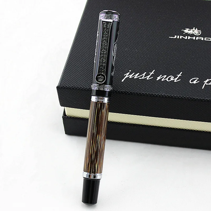 

Classic Bamboo Style Metal Fountain Pen Original Duke Confucius Series office and school stationry Ink Pen