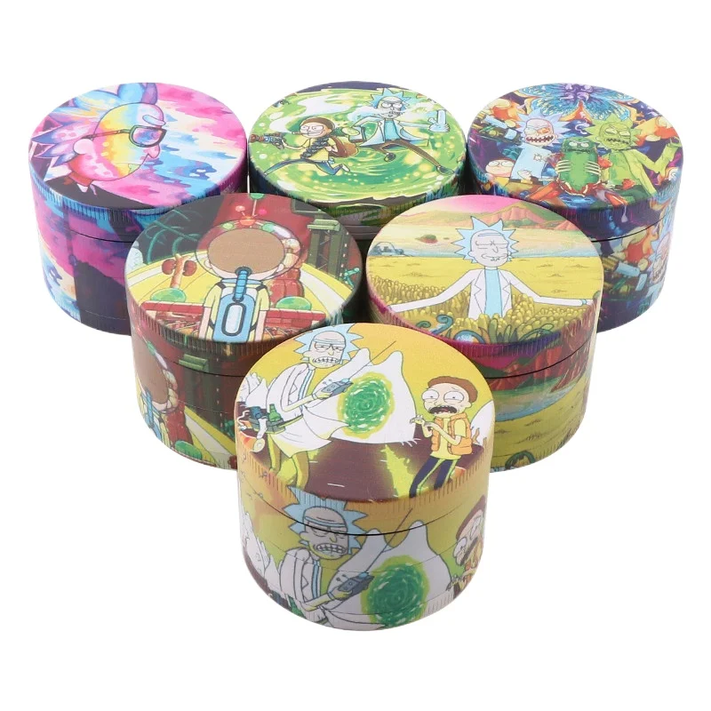 

Animated characters Style Tobacco Grinder 4 Layers Zinc Alloy Tobacco Grinder Smoking Pipe Accessories gadget