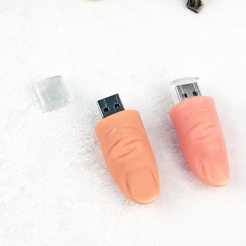 Флеш накопитель с мультяшным пальцем 128 МБ 32 Гб 64 USB флеш 2 0 карта памяти флешки U