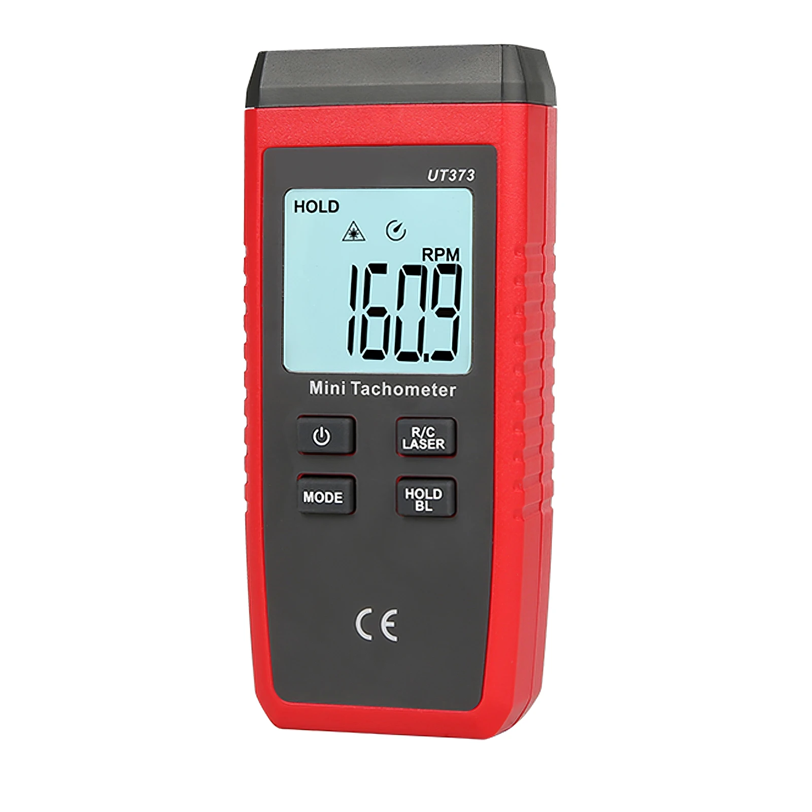 

UNI-T Digital Laser Tachometer UT373 Single Trigger Auto RPM Speed Tester Measurement Meter Handheld Non-contact LCD Backlight