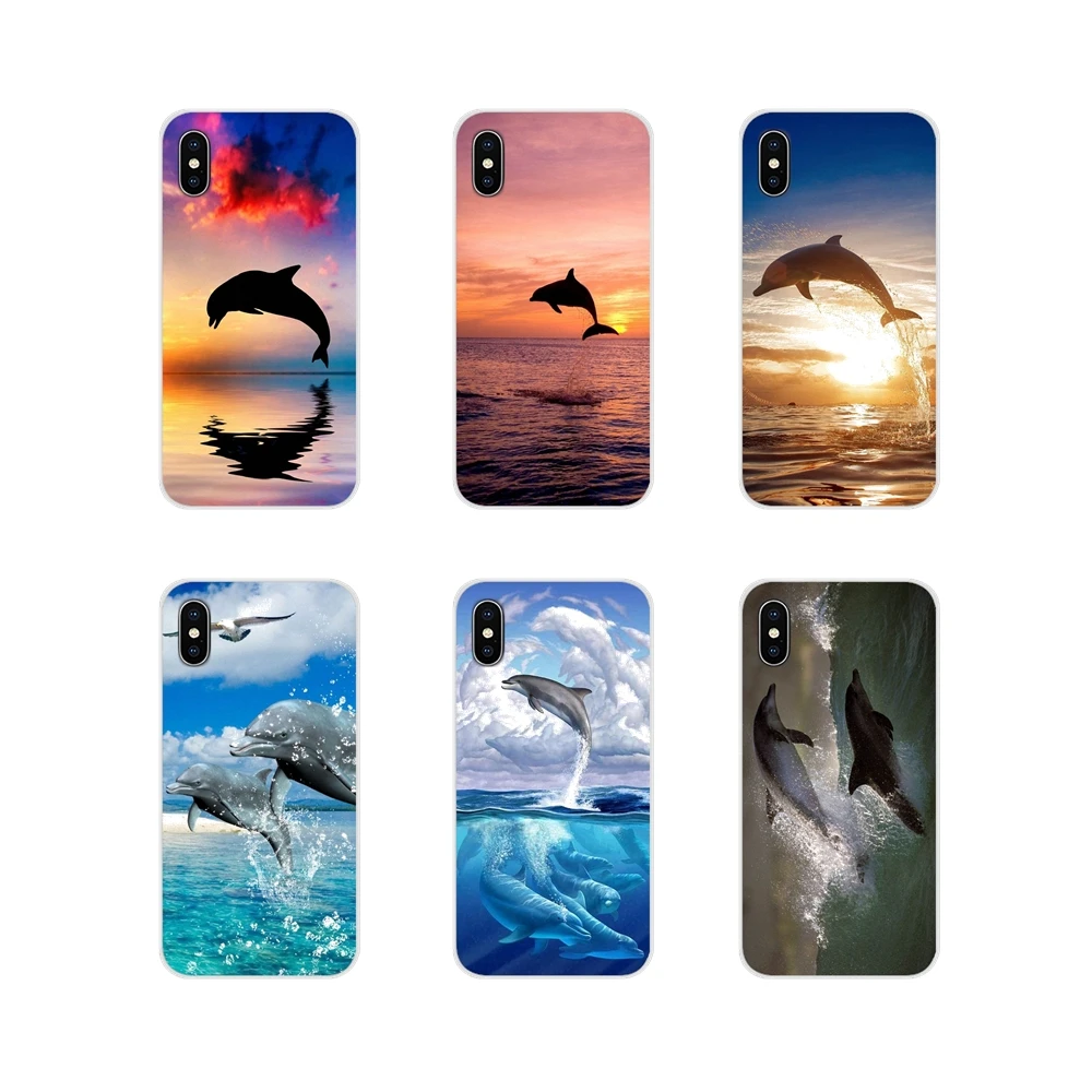 Морской Дельфин для танцев и прыжков Apple ipod 5 6 iPhone X XR XS 11Pro MAX 4S 5S 5C SE 6S 7 8 Plus