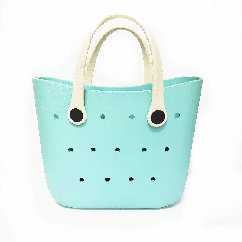 

Dropshipping Extra Beach Bag EVA Basket Women Tote Bag Summer Handbag 2021