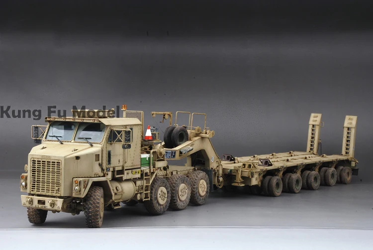 1/35 US M1070 Truck Tractor & M1000 Heavy Equipment Transporter Semi-Trailer Assembly | Model Building Kits
