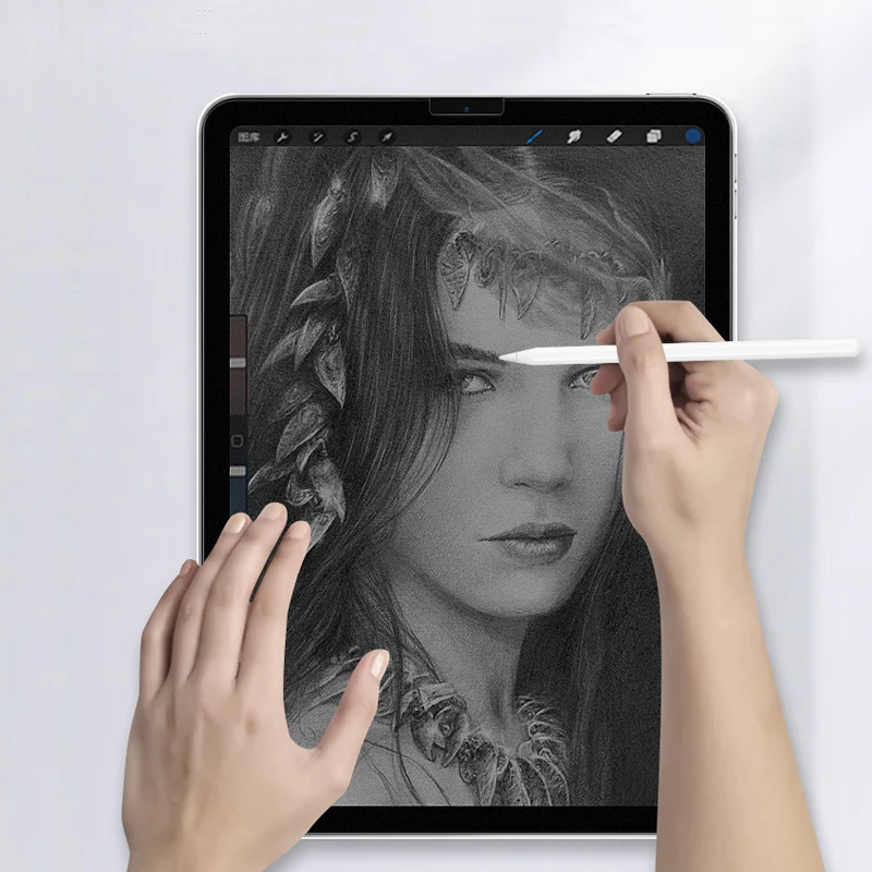 

Paper Like Film For Huawei Matepad Pro 10.8 12.6 2021 T5 T10 T10S C5 M6 M5 Lite 10 Screen Protector Matte Painting Writing Film