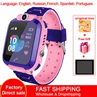 Q12 2G Детские Смарт-часы IP67 водонепроницаемые SOS анти-Потерянные Часы для телефона Детские sim-карты трекер местоположения ребенка Smartwatch PK Q50