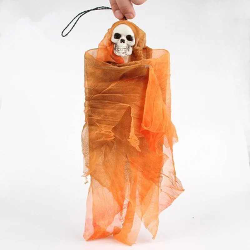 Хэллоуин страшный череп кукла дом с привидениями жуткая Новинка украшение на
