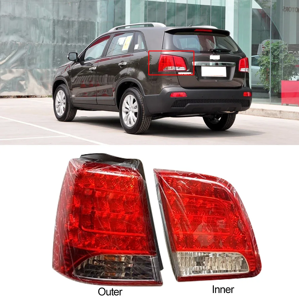 CAPQX для KIA SORENTO 2009 2012 задний тормоз светильник хвост taillamp фонарь головной