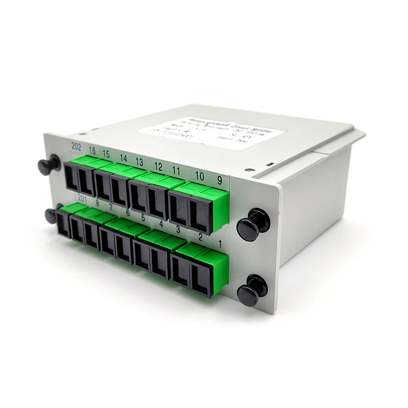 Оптоволоконный разветвитель FC/ APC 1x16 оптический ПЛК-разветвитель кассета