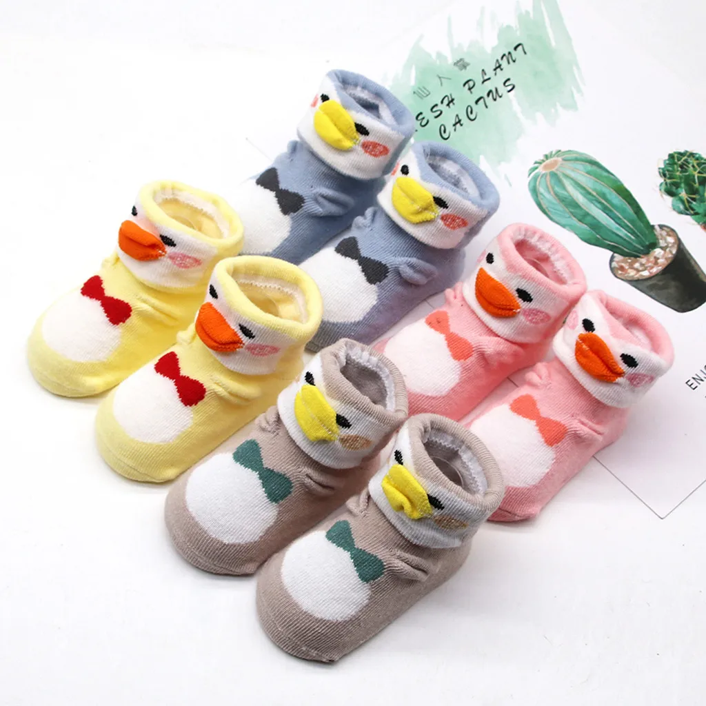 

Baby Infant Socks Toddler Girls Boy Animal Printing Anti-slip Socks Stockings Baby Supplies