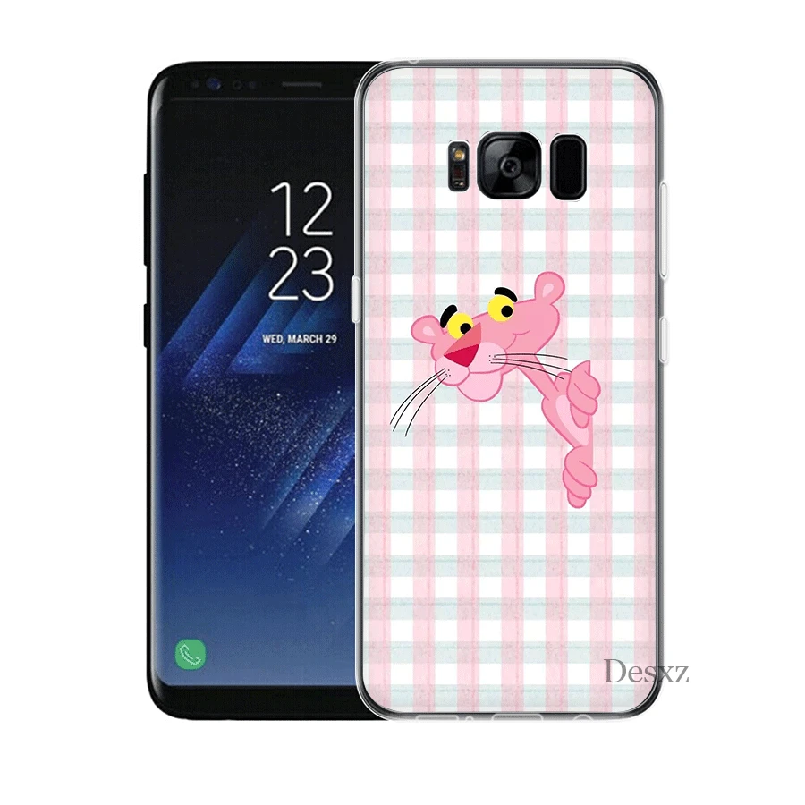 Чехол для телефона Samsung S3 S4 S5 S6 S7 S8 S9 S10E S10Plus Note 8 9 M10 M20 M30 M40 розовые обои с