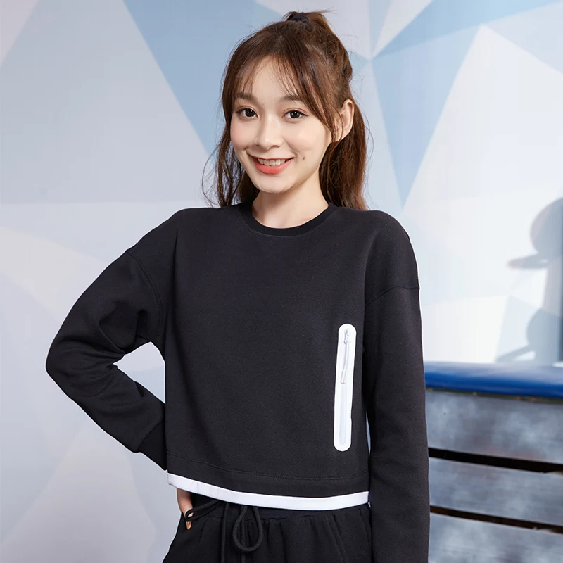 Vansydical/Женская спортивная одежда для бега Топы Свитшот Спортивная занятий йогой