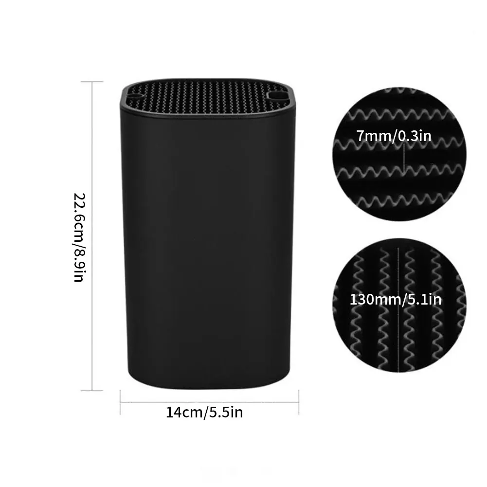 

Kitchen Storage Block Detachable Plastic Round Kitchen Tool Storage Rack With Slot Multi-Functional Slice Holder Kitchen Tool