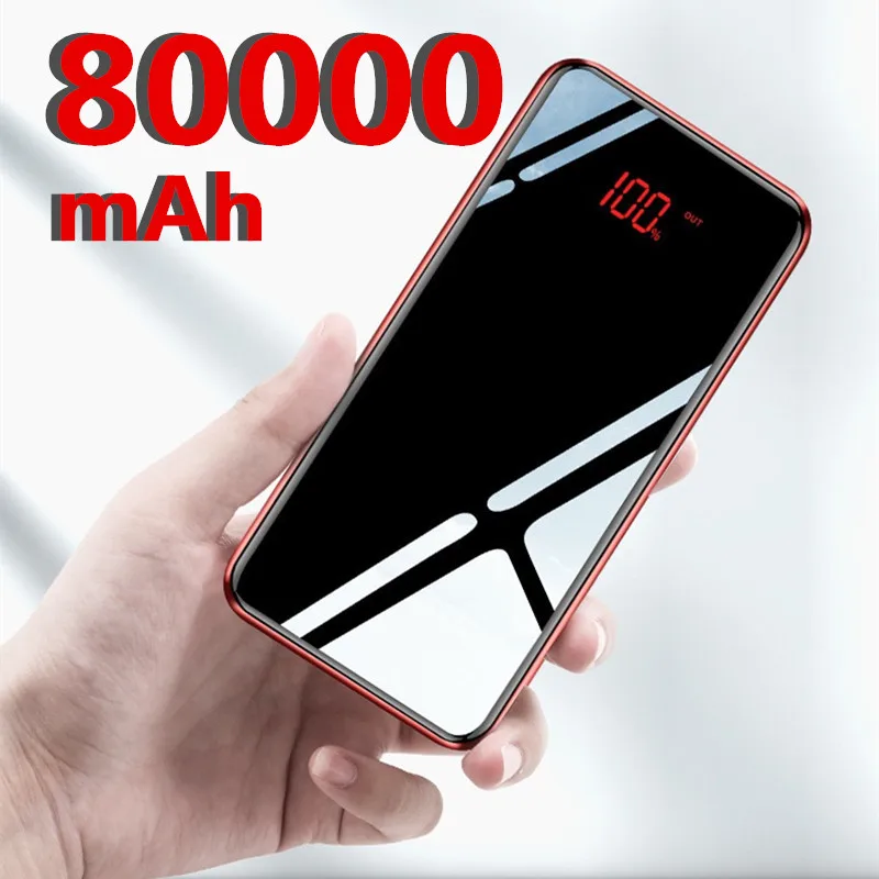 

Power Bank 90000mah Portable Charging Charger Powerbank 40000 mah Mobile Phone External Battery Pack Poverbank For Xiaomi mi