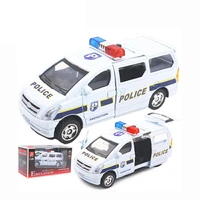 pull back alloy cars ambulance minibus 128 microbus car model brand gift for children kids boys birthday