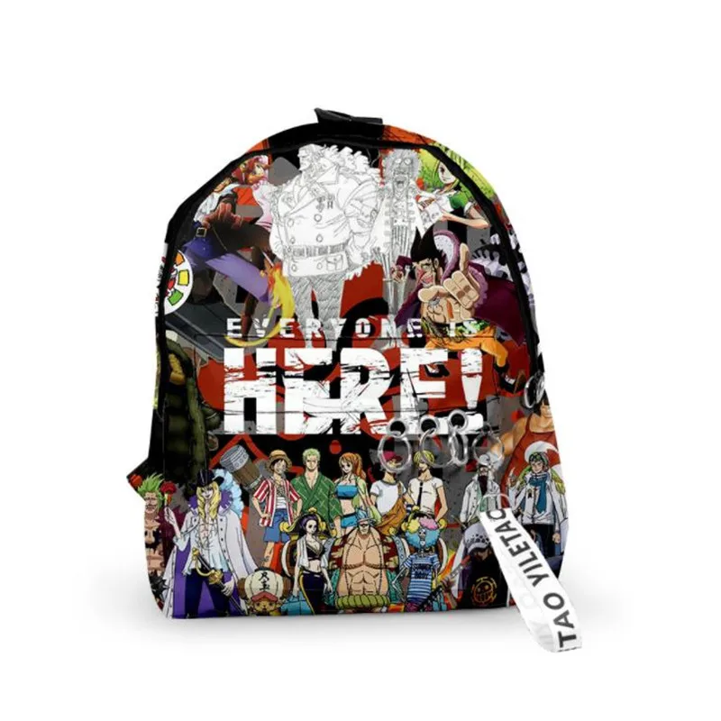 Аниме ONE PIECE Monkey D. Luffy Vinsmoke Sanji Nami Shanks Boa Hancock Косплей рюкзак граффити тренд