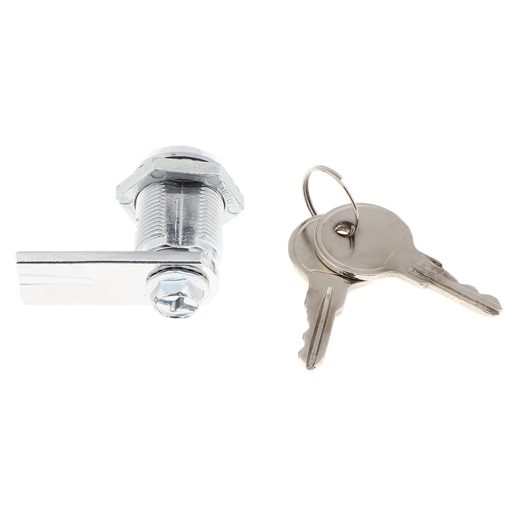 Хромированный диск Tumbler Cam Lock 17 мм цилиндр Keyed Alike-для Toolbox Boat | Автомобили и
