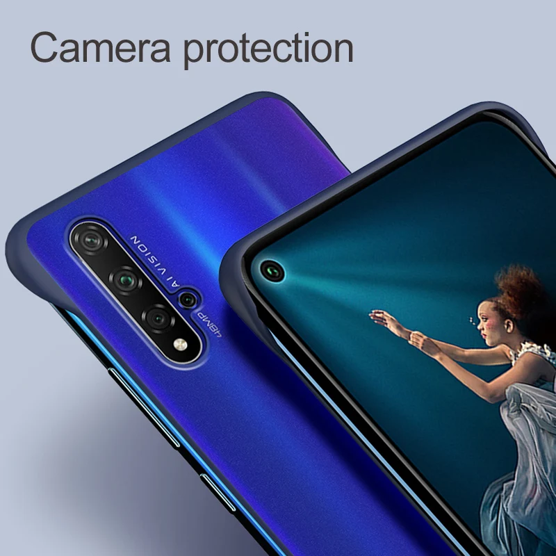 Бескаркасный бампер чехол для huawei Honor 20 20i 10i View 20 9X 8X Max 8C чехол прозрачный задняя крышка телефона для Honor 20 Pro чехлы