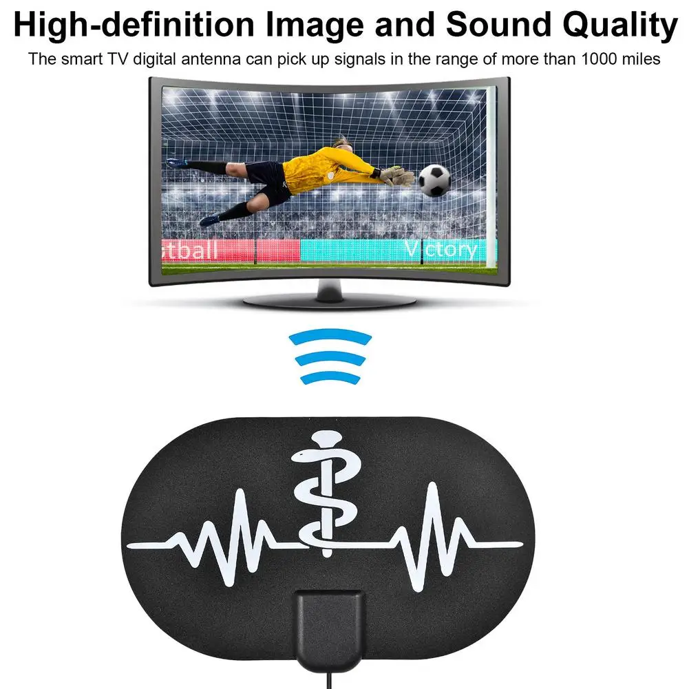 2000 миль 4K 25DB с высоким коэффициентом усиления HD ТВ коробка цифровой антенный