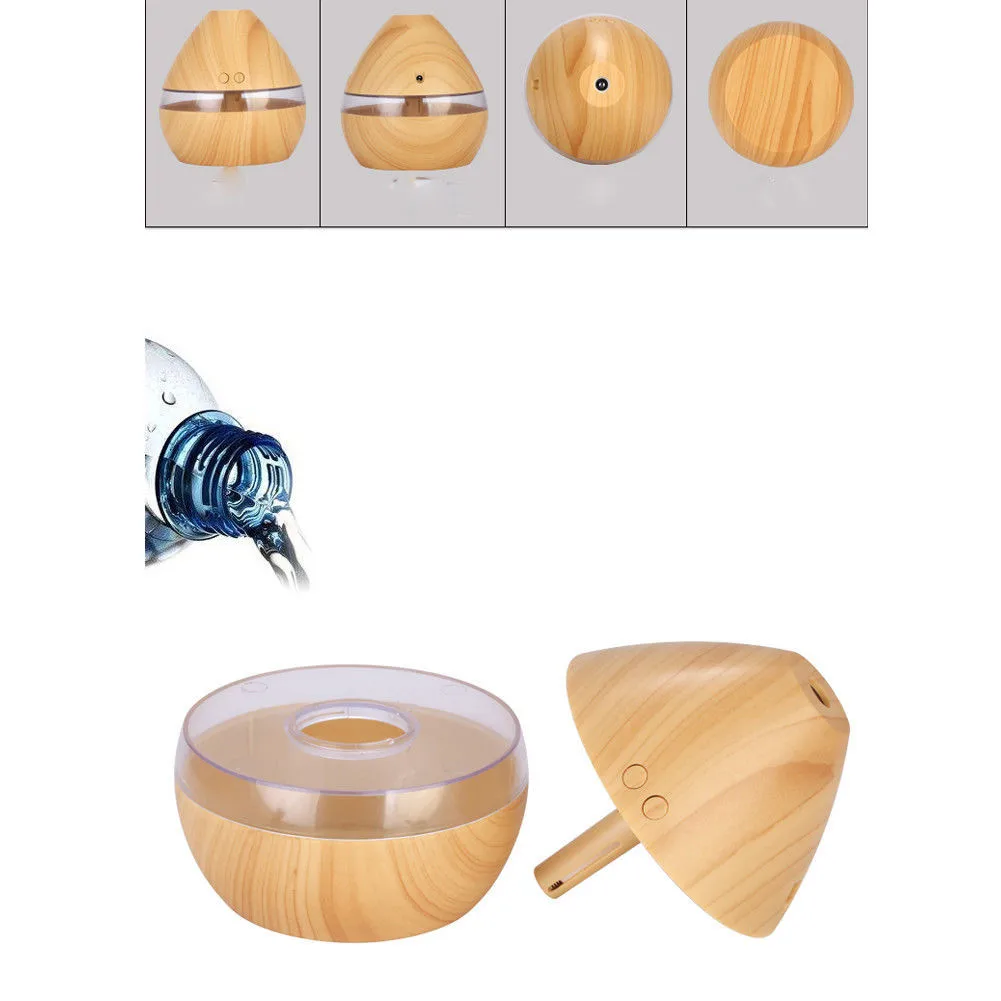 

Aroma Aromatherapy Diffuser LED Essential Oil Ultrasonic Air Humidifier Purifier