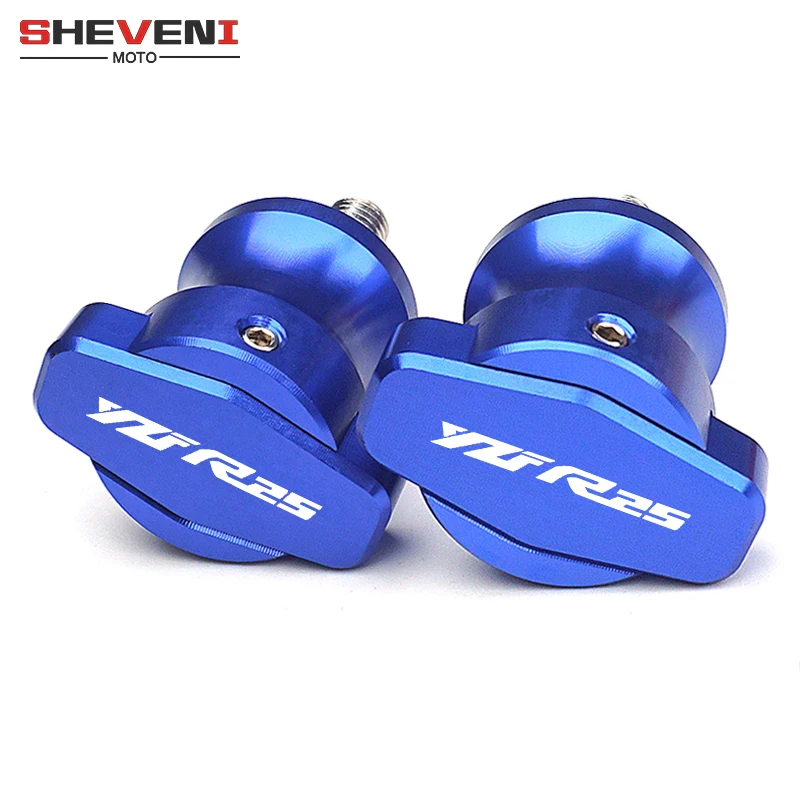 

M6 Motorcycle Swingarm Spools Slider Stand Screws CNC Aluminum Accessories for Yamaha YZF R25 YZFR25 2013-2019