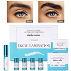 Набор для ламинирования бровей 7 шт.компл. безопасные брови для подтяжки бровей профессиональный салон красоты полуперманентные брови стойкий стереотип