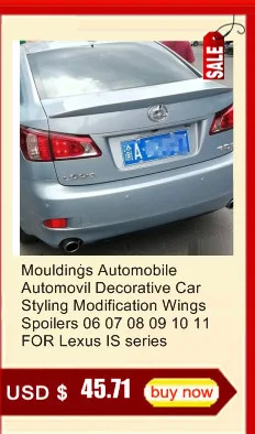 Молдинги Авто автомобил Стайлинг автомобильные аксессуары Запчасти Тюнинг автомобиля Передние Губы задние диффузоры бамперы для Lexus IS серии