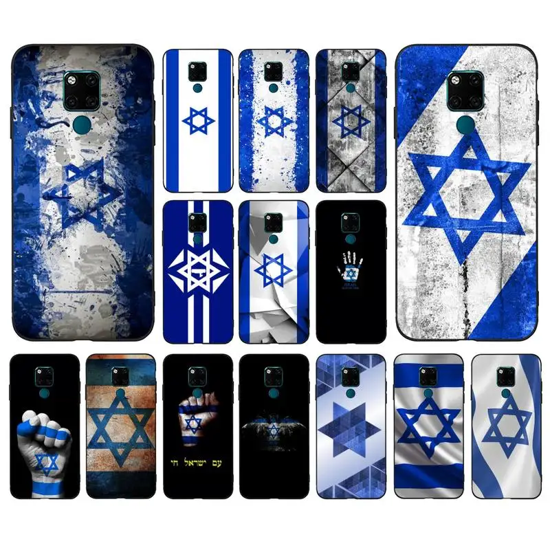 

MaiYaCa israel flag Country banners Israeli Phone Case for Huawei Mate 20 10 9 40 30 lite pro X Nova 2 3i 7se