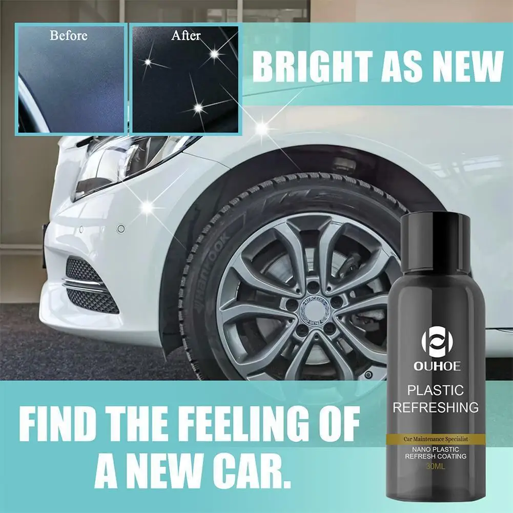 

30 / 50ml Car Wax Dashboard Cleaner Plastic Parts Retreading Anti Wax Agent Coating Scratch Hydrophobic Polish Agent X9g0