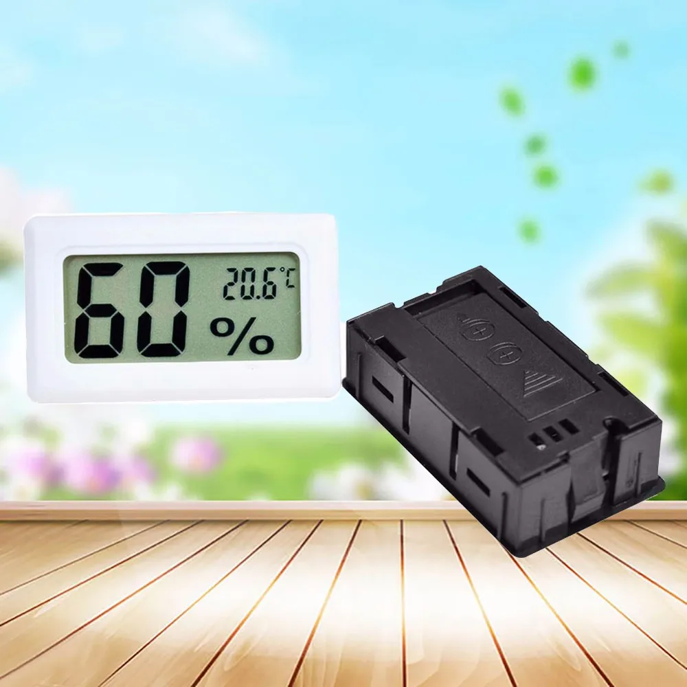 Мини цифровой ЖК дисплей комнатный Измеритель температуры и влажности термометр