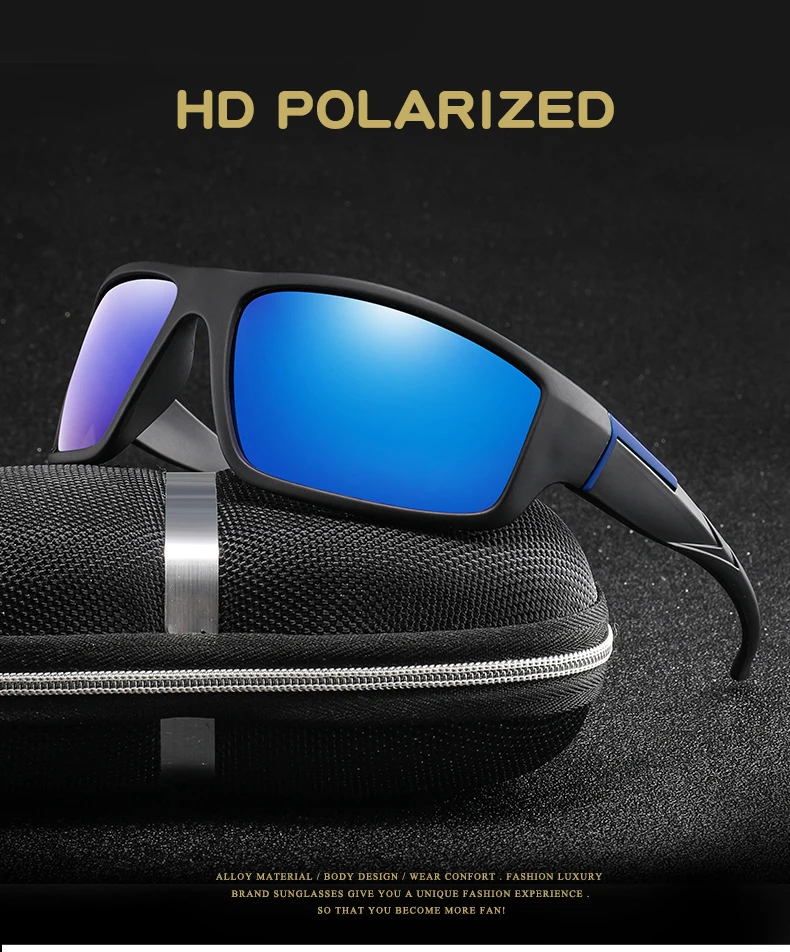 Солнцезащитные очки Мужские поляризационные роскошные брендовые дизайнерские