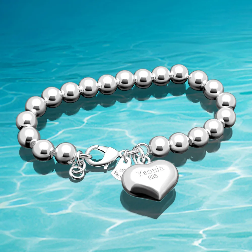Женский браслет в форме сердца модный амулетный стиле wind Joker из стерлингового