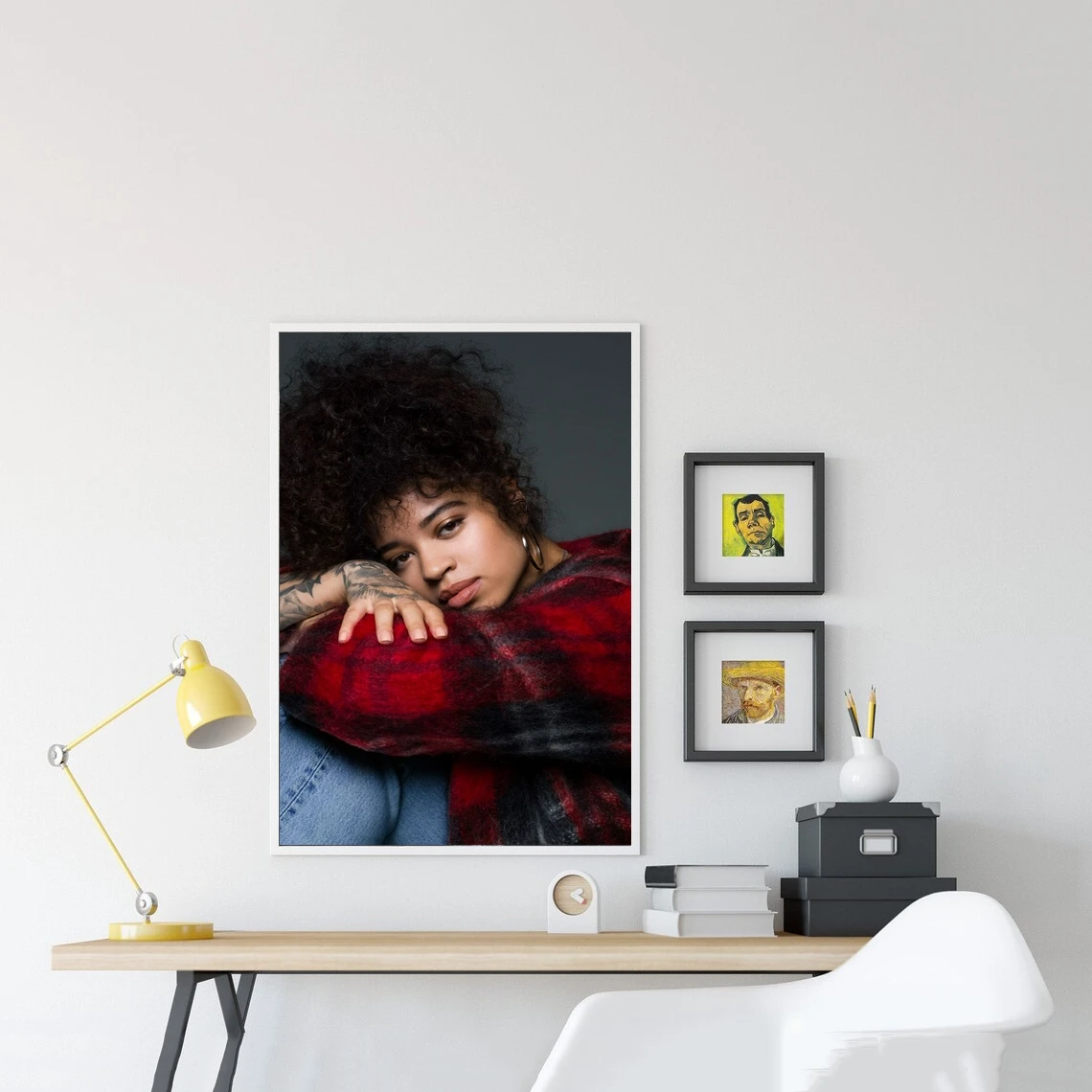 

Ella Mai Poster Music Singer Star Rapper Art Photo Canvas Album Cover Poster Print Home Decor Wall Painting (No Frame)