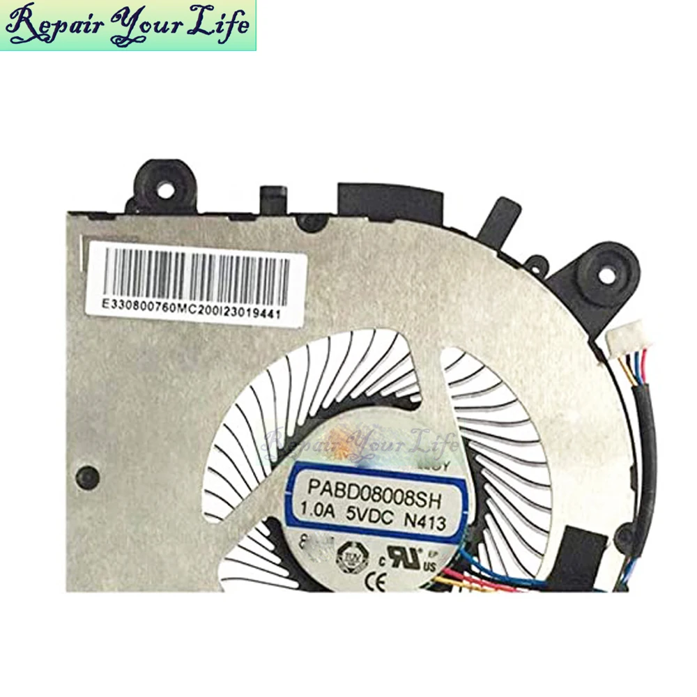 gaming laptop cooling fans for msi gf63 8rc 8rd ms 16r1 ms 16r2 pabd08008sh n413 e322500300a replacement 5v 4 pin cooler fan new free global shipping