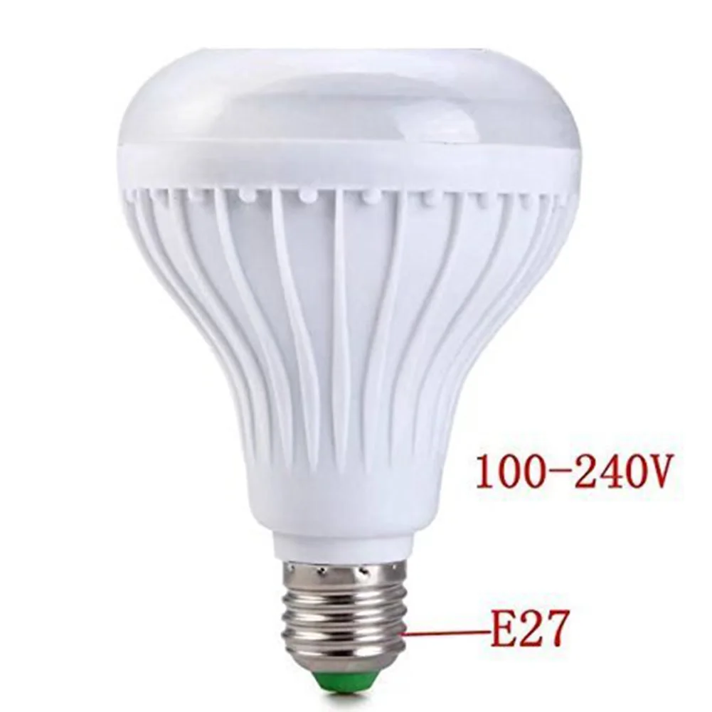 

E27 Smart Wireless Bluetooth Speaker Bulb 220V 12W LED Lamp Light Music Player Dimmable Audio 24 Key Remote Controller
